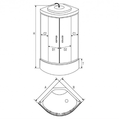 Изображение Erlit ER3509TP-C3-RUS 90х90 №4