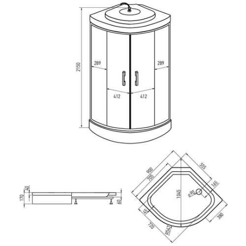 Изображение Erlit ER3509P-C4-RUS 90х90 №6