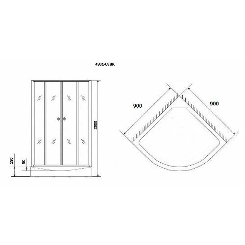 Изображение Niagara NG-4301-14BK 90х90 №3