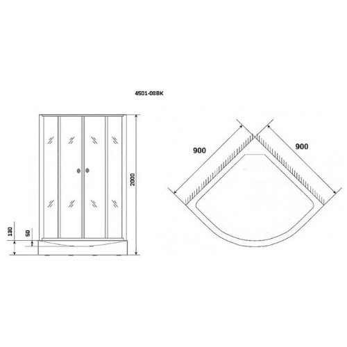 Изображение Niagara NG-4501-14BK 90х90 №4