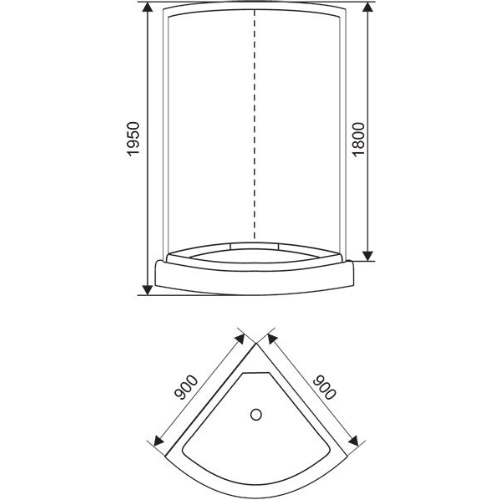 Изображение Arcus Style S-01G 90x90 №2